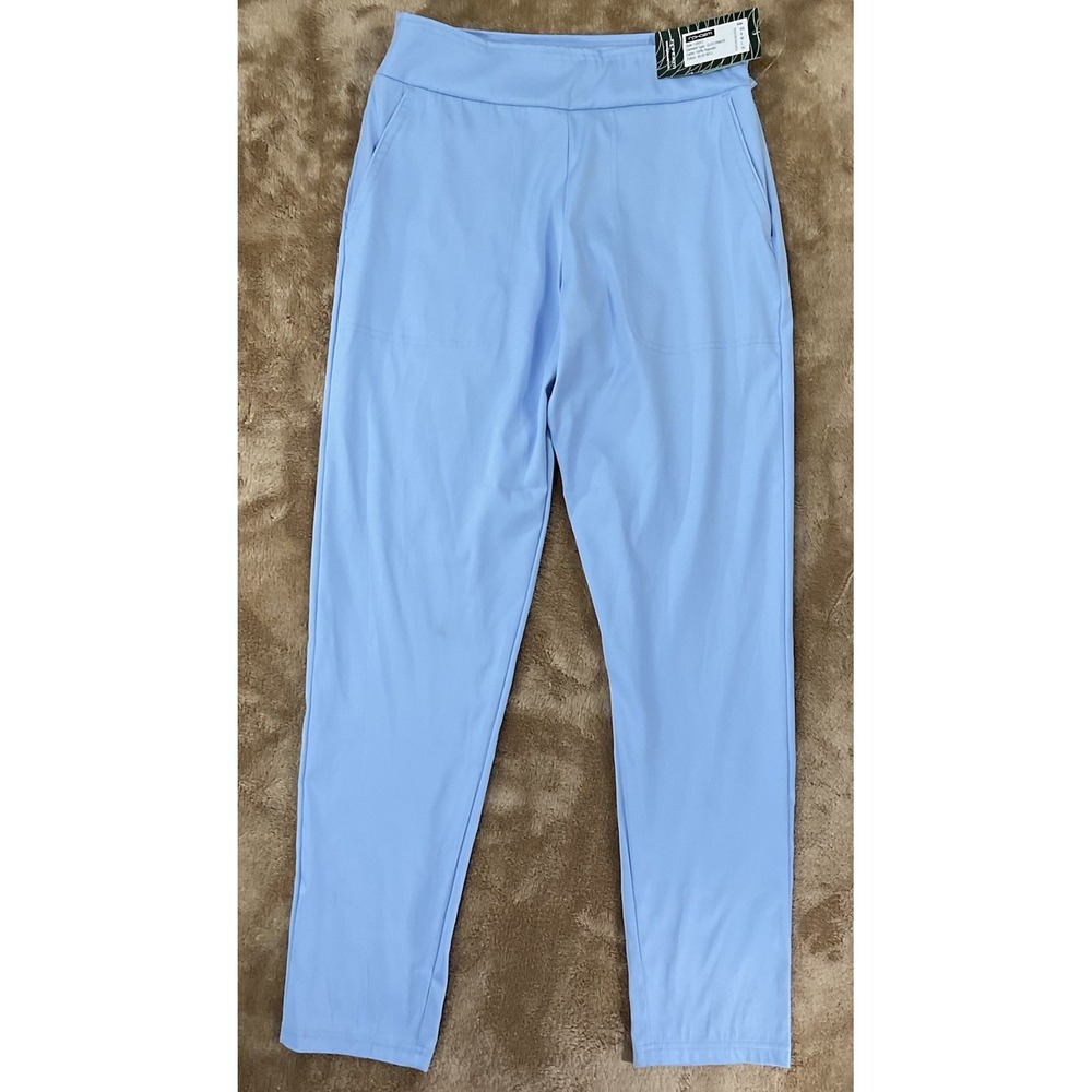InPhorm S Cleo Womens Golf Pants 29" Performance Stretch Pockets Blue Bell 480